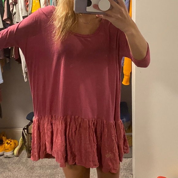 Free People Dresses & Skirts - free people mid sleeve tshirt dress size XS/S